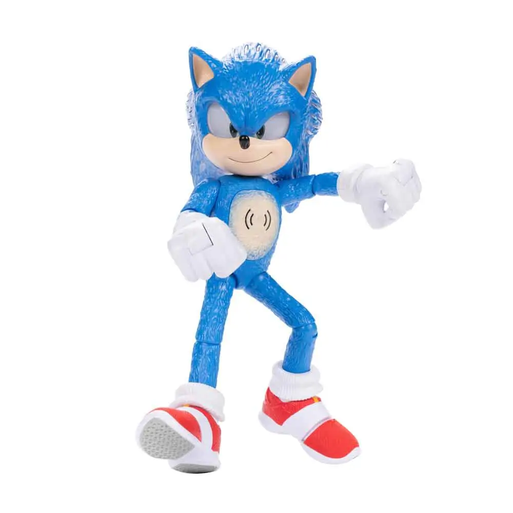 Sonic 3 The Movie figurina interactiva Sonic de 35cm poza produsului