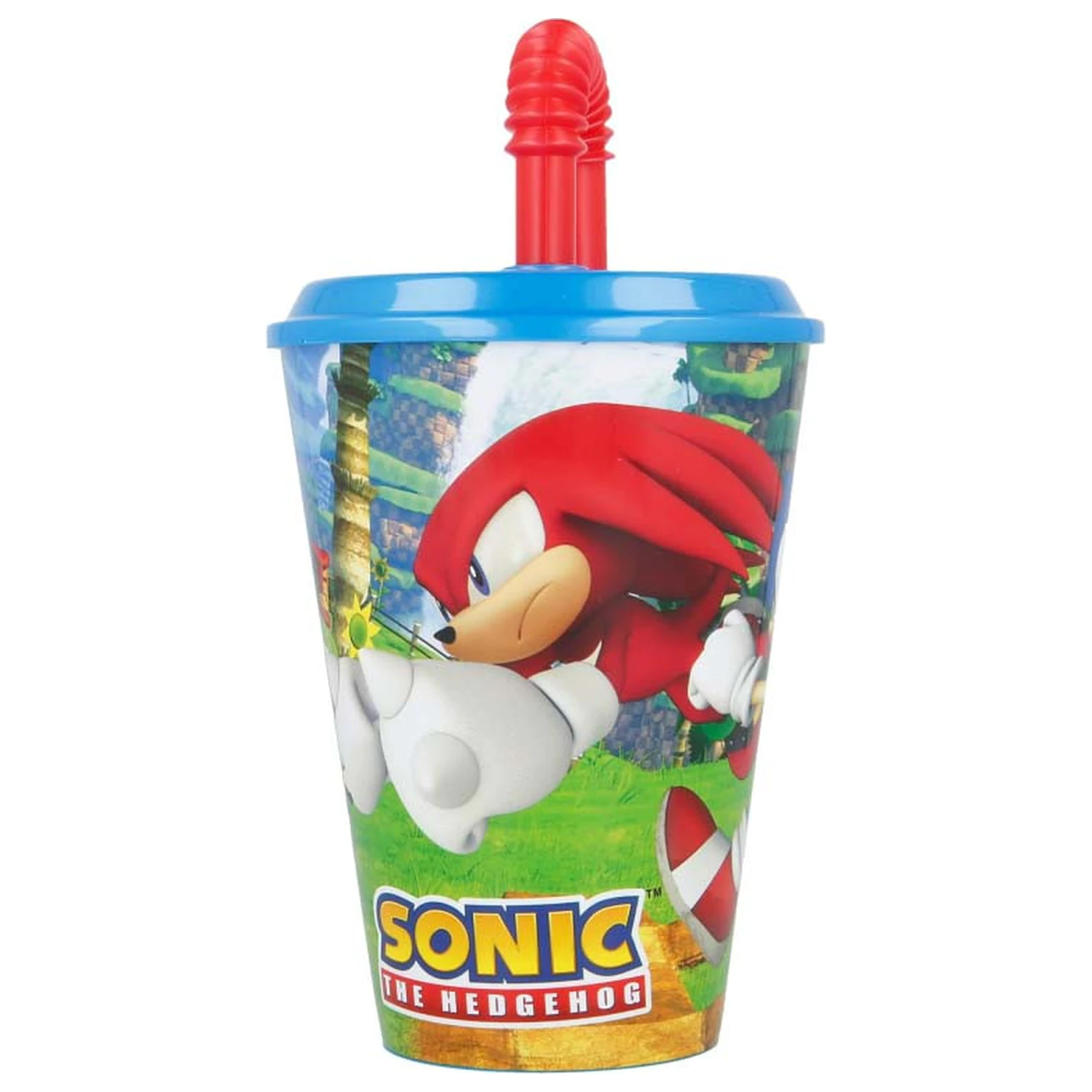 Sonic Adventure Pahar cu pai, Plastic 430 ml poza produsului