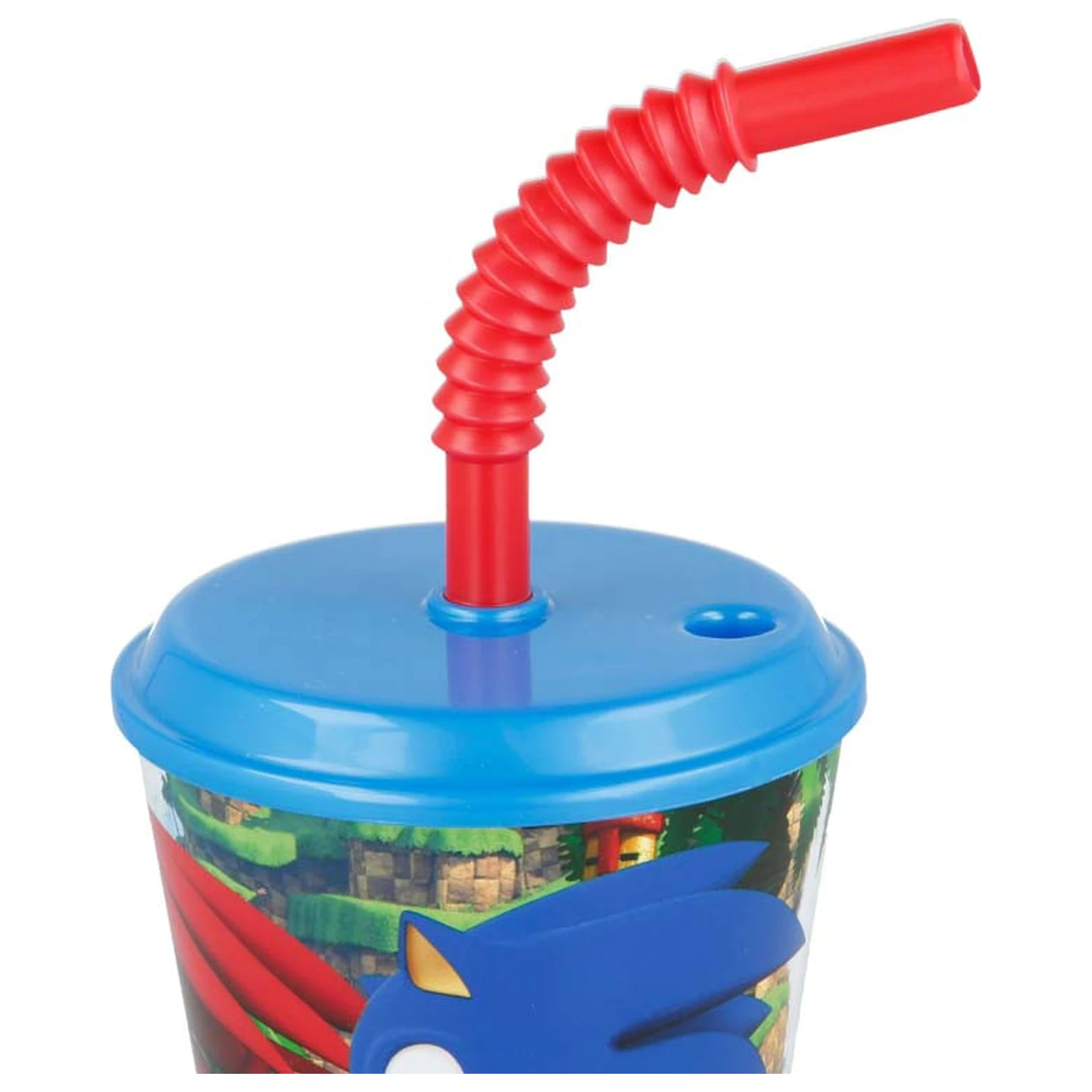 Sonic Adventure Pahar cu pai, Plastic 430 ml poza produsului