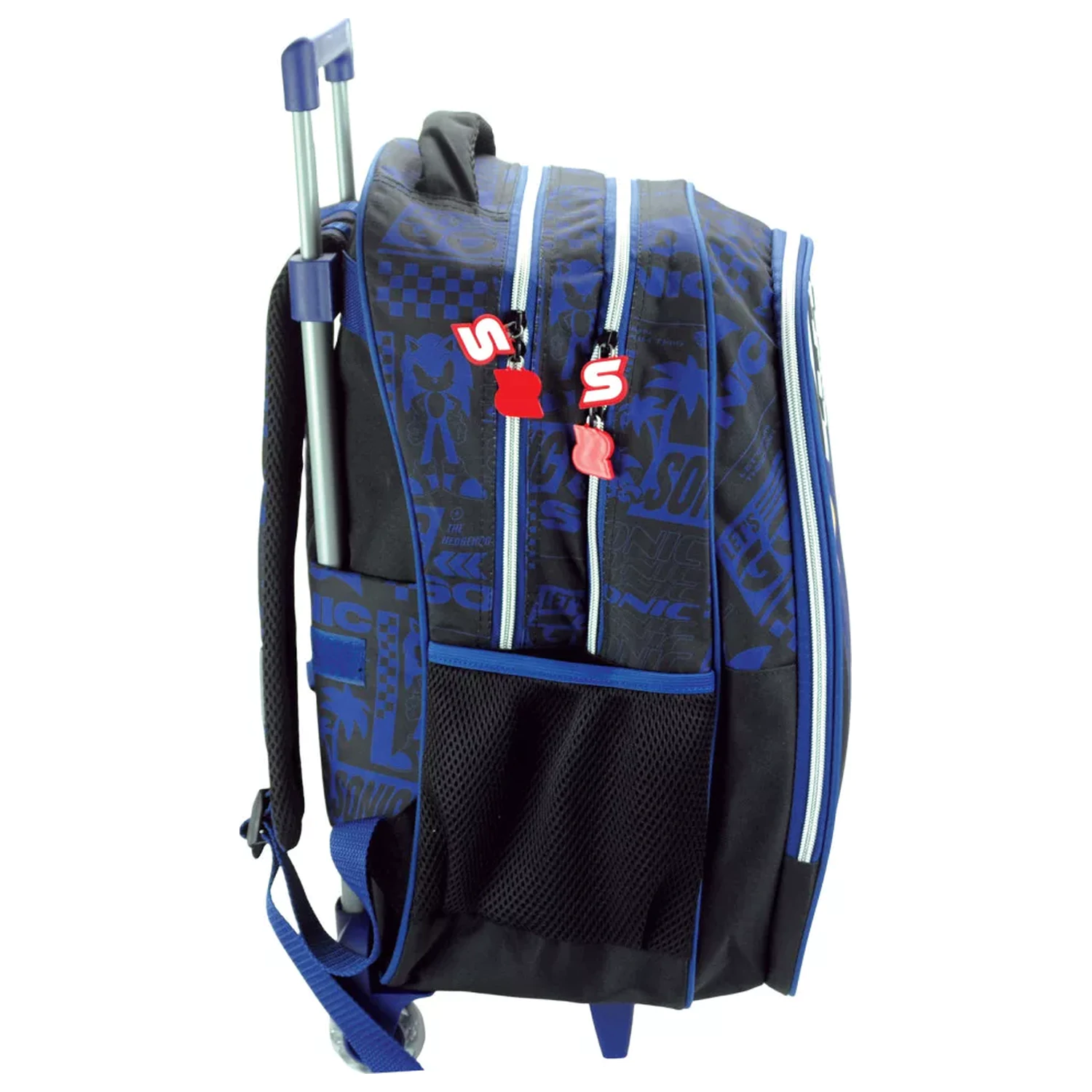 Sonic Champion Racer geanta de scoala cu roti, geanta 46 cm poza produsului