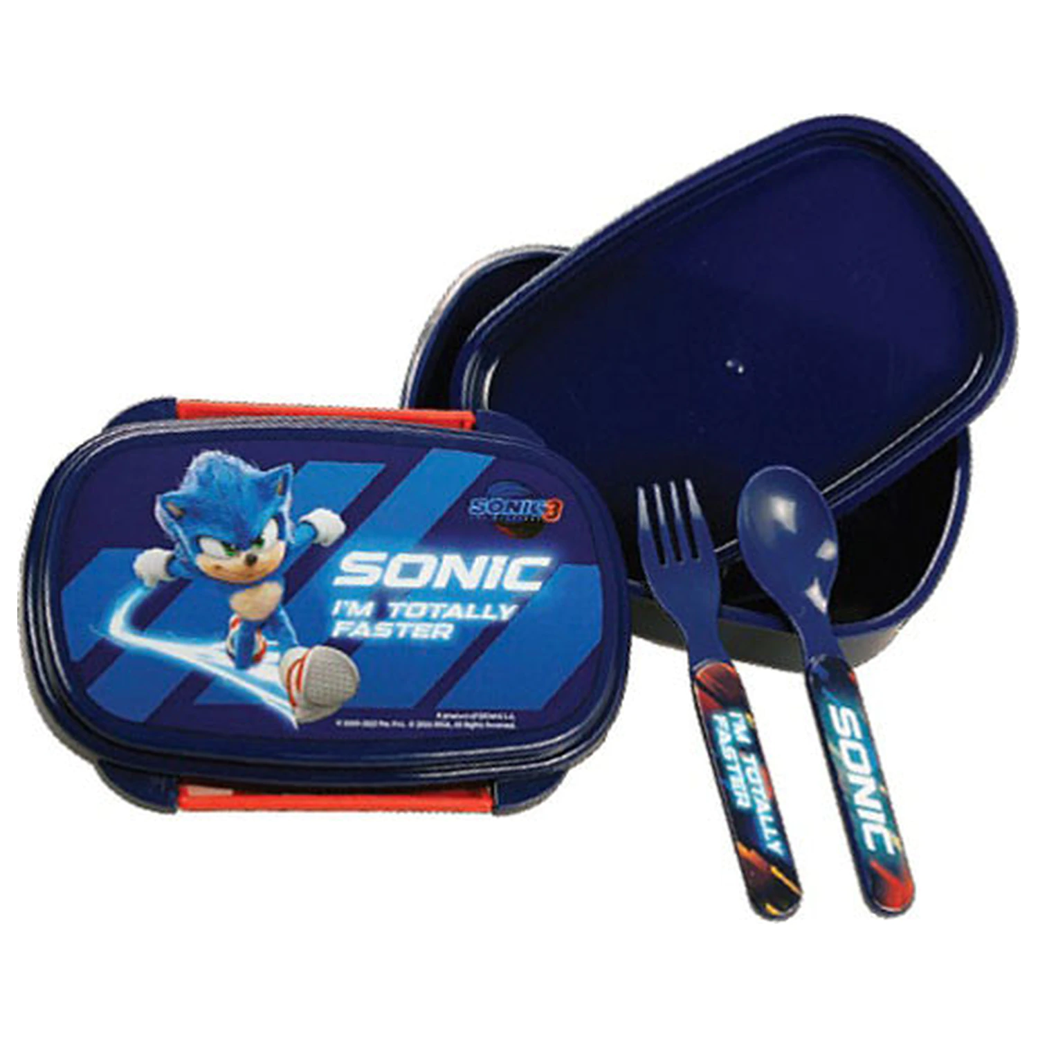 Sonic Faster cutie pentru sandwich + set tacamuri poza produsului