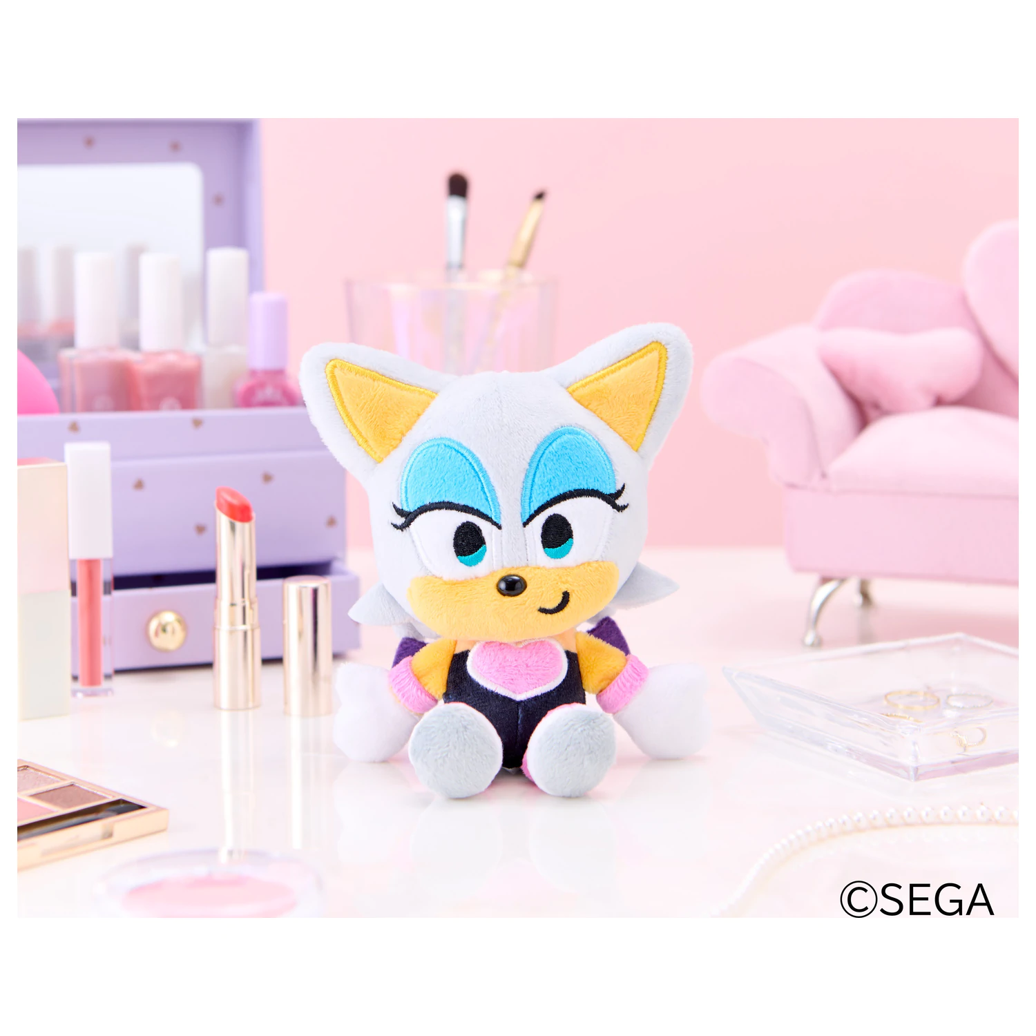 SONIC & FRIENDS Rouge Mascota Plus 16 cm poza produsului