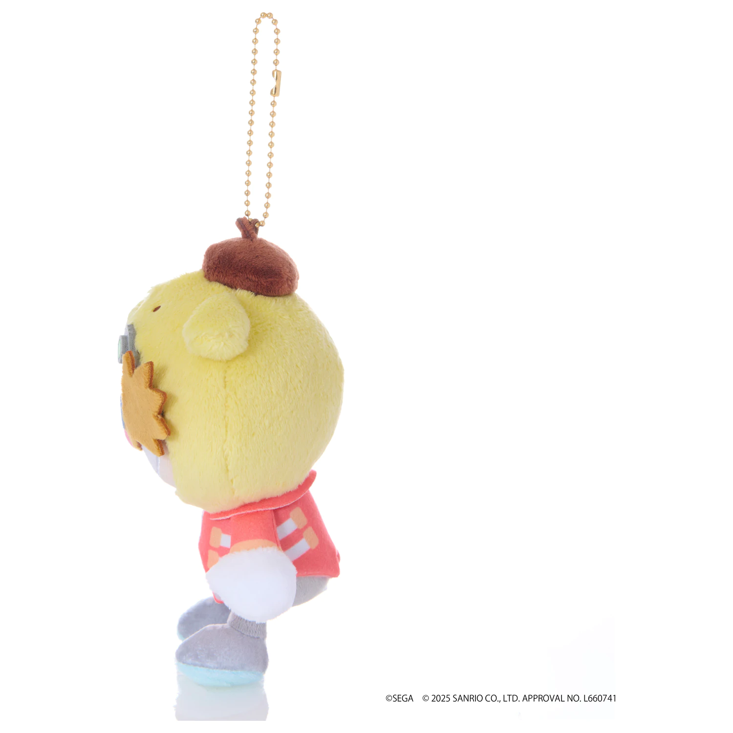 Sonic & Friends x Sanrio Dr. Eggman x P25pxompurin Maskota Plus 8 cm poza produsului