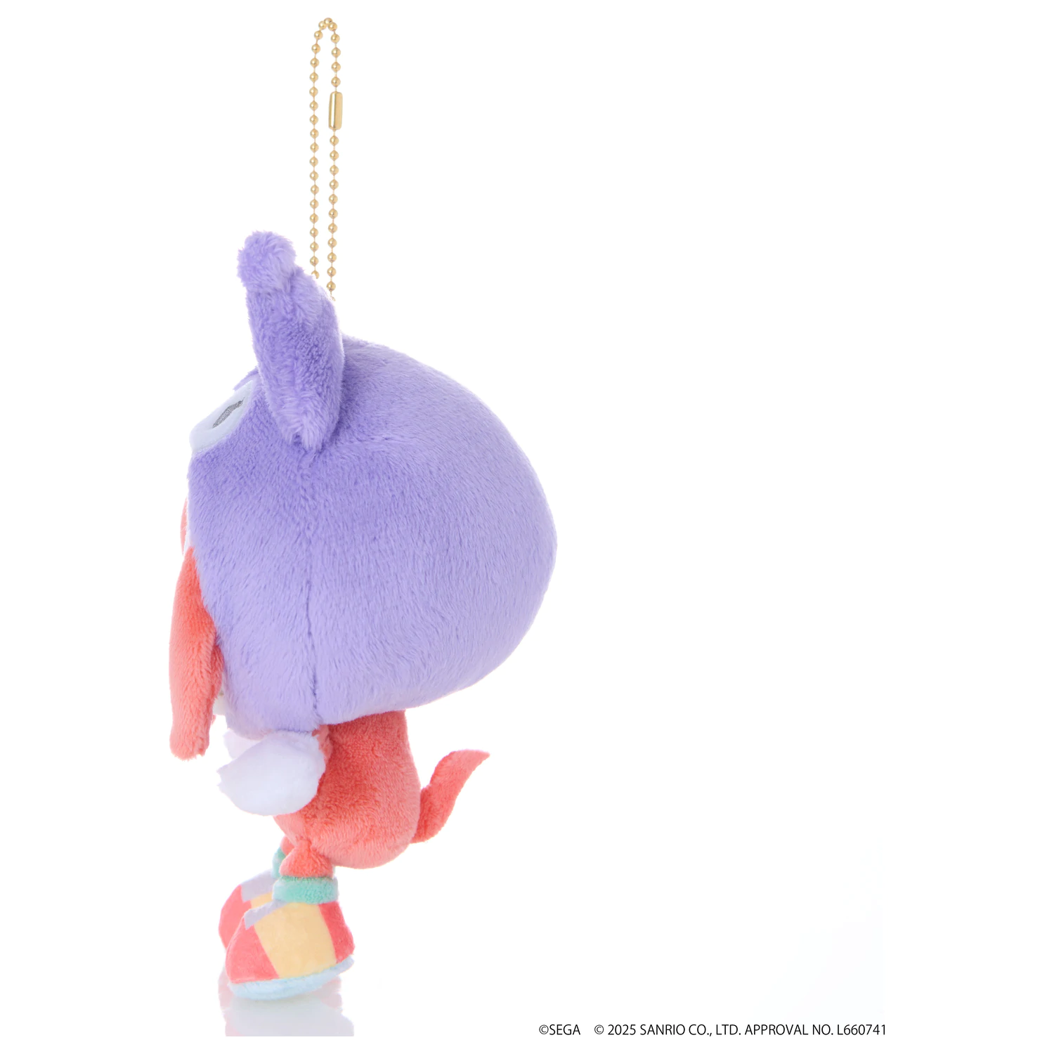 SONIC & FRIENDS X SANRIO Knuckles x Kuromi Jucarie de plus Mascota 8 cm poza produsului