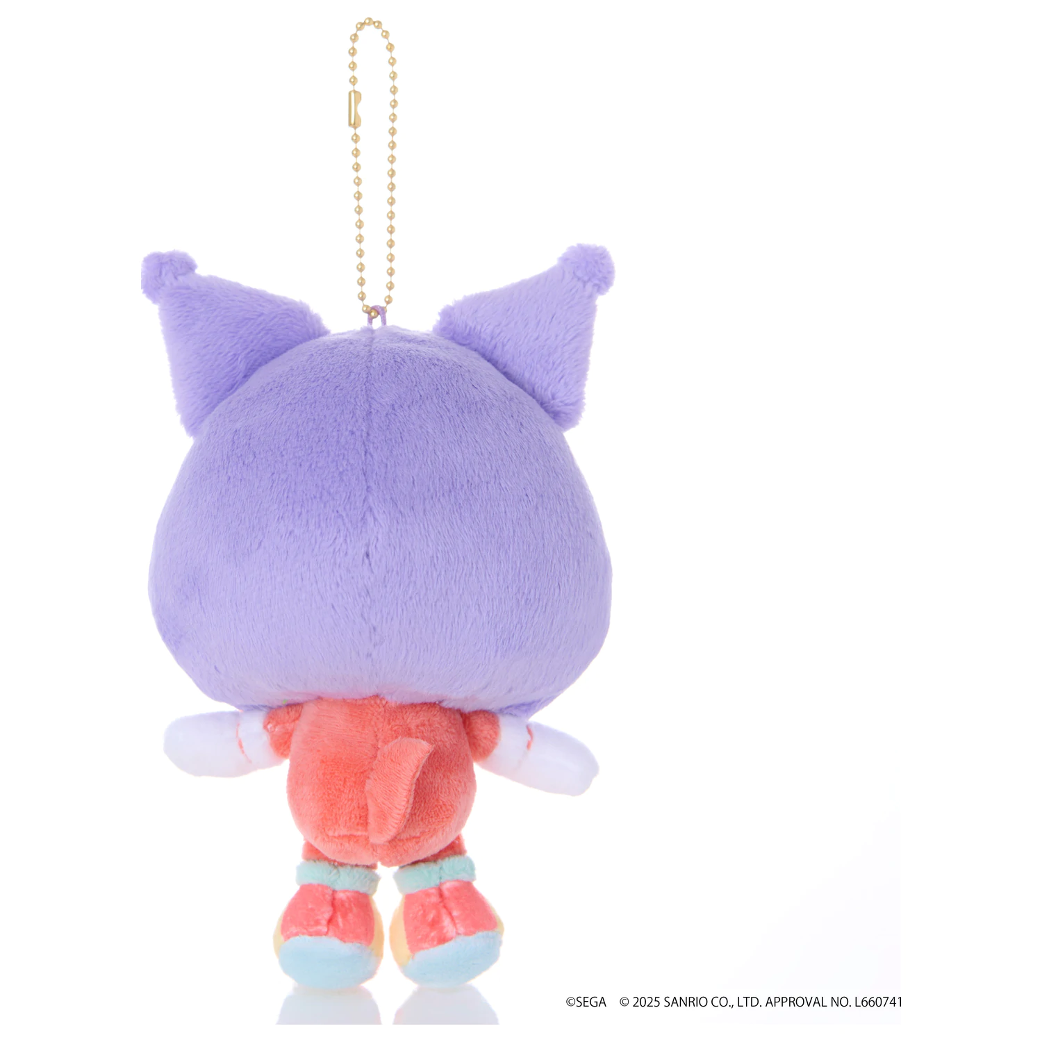SONIC & FRIENDS X SANRIO Knuckles x Kuromi Jucarie de plus Mascota 8 cm poza produsului