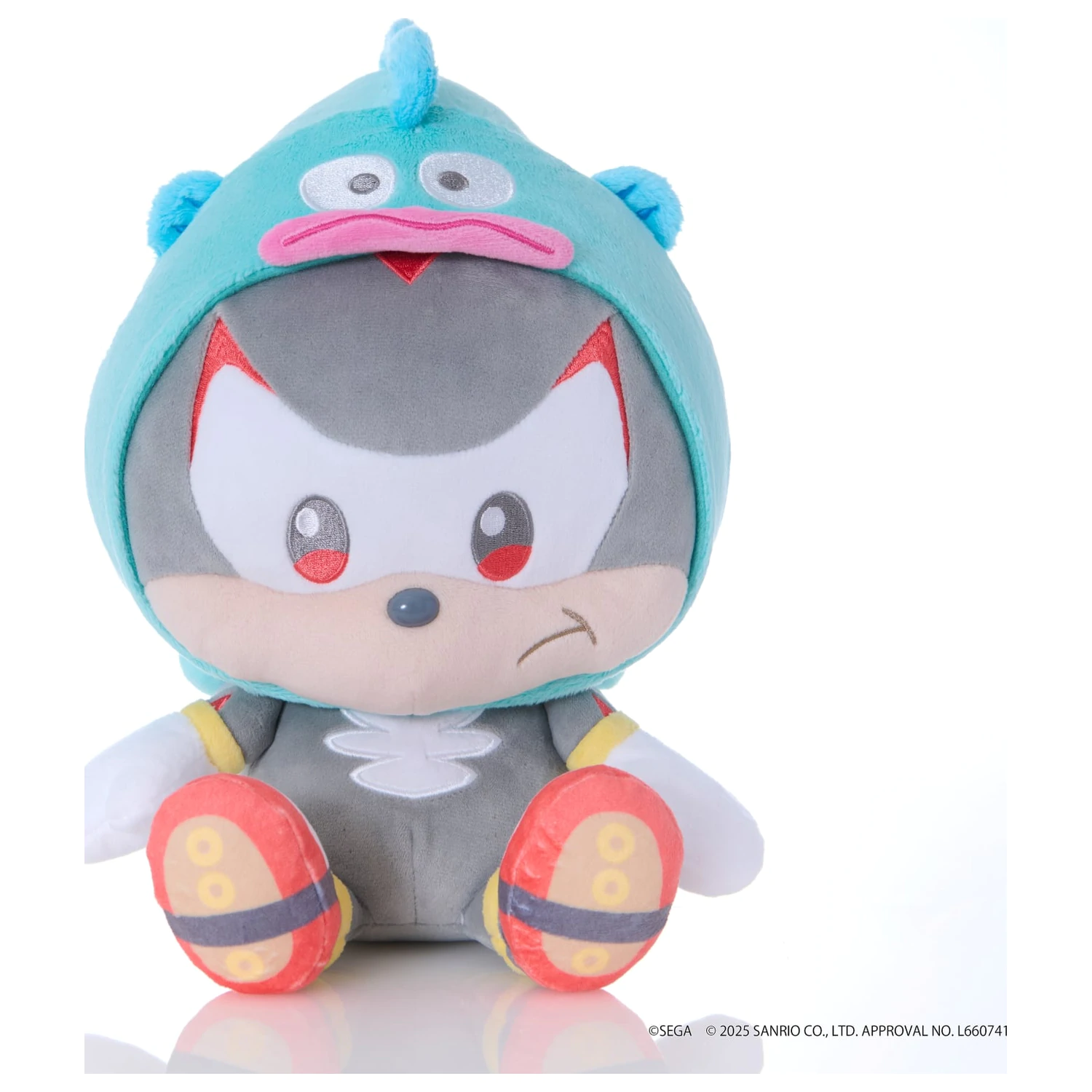 Sonic & Friends x Sanrio Shadow x Hangyodon Jucarie de plus 24cm poza produsului