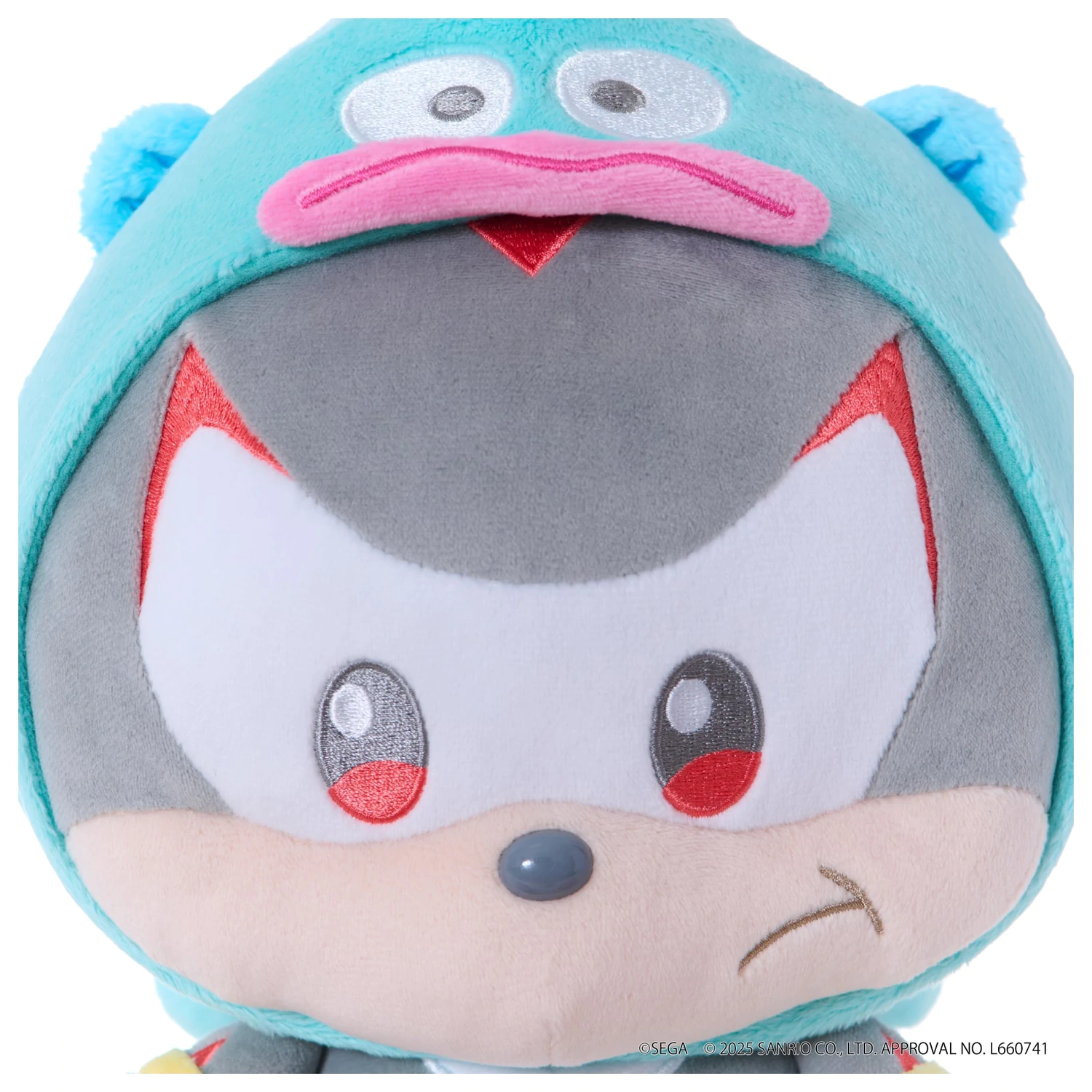 Sonic & Friends x Sanrio Shadow x Hangyodon Jucarie de plus 24cm poza produsului