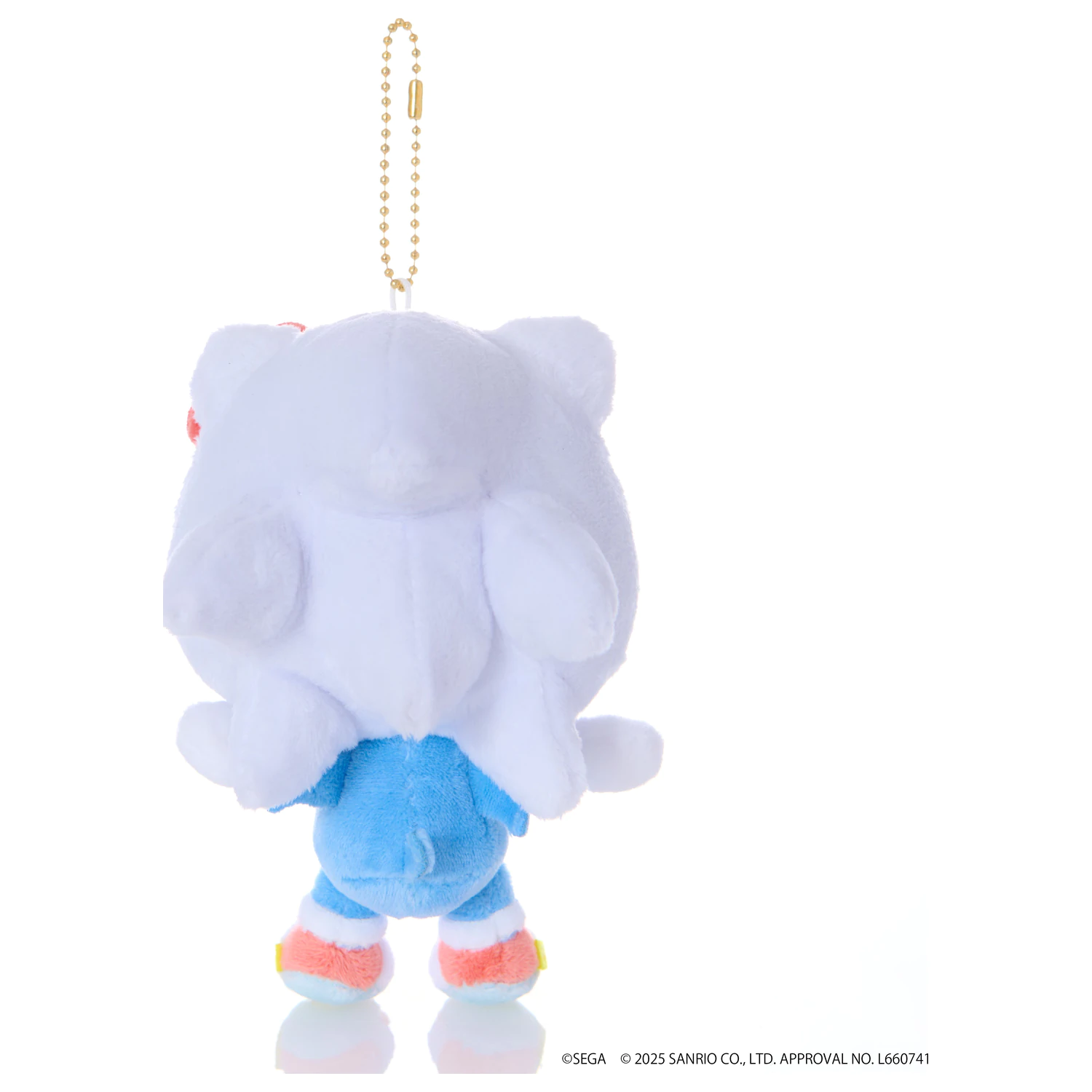 SONIC & FRIENDS x SANRIO Sonic x Hello Kitty plus de pluș mascotă 8cm poza produsului