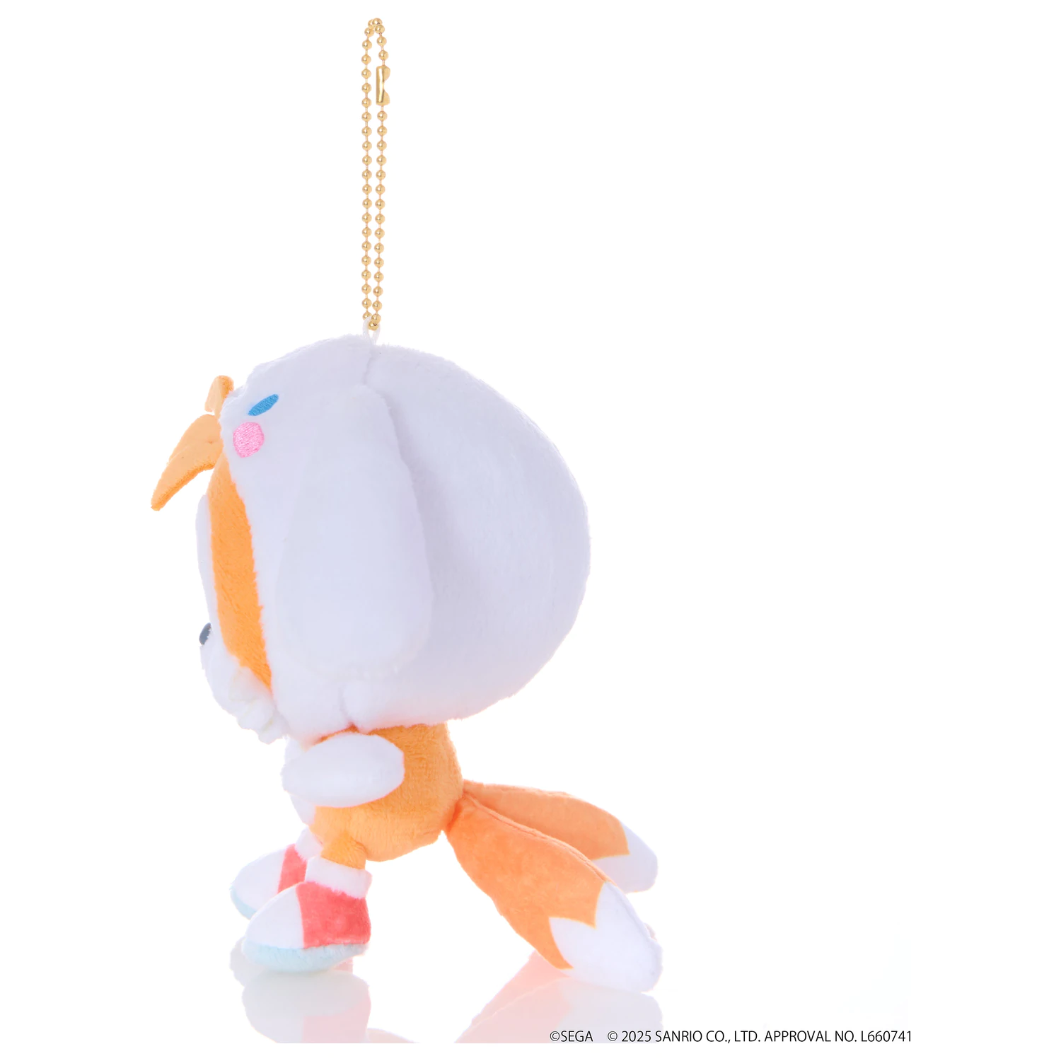 SONIC & FRIENDS x SANRIO Tails x Cinnamoroll Mascota Plus 8 cm poza produsului