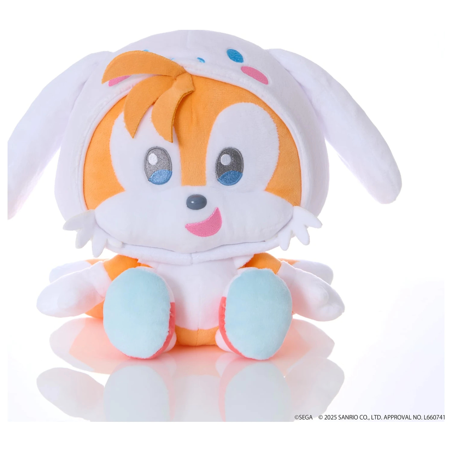 Sonic & Friends x Sanrio Tails x Cinnamoroll Jucarie de plus 24cm poza produsului