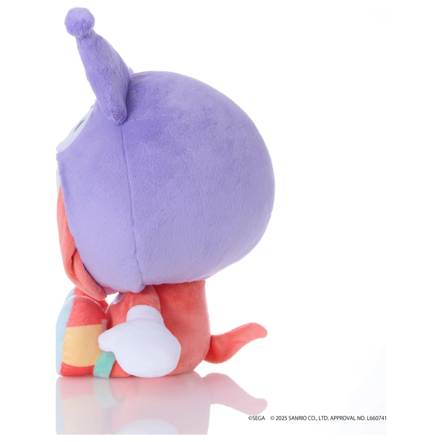 SONIC & FRIENDSX SANRIO Knuckles X Kuromi Jucarie de plus 24cm poza produsului