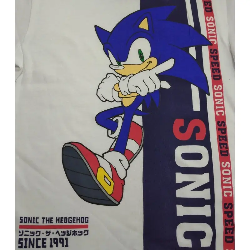 Pijama scurtă pentru copii Sonic poza produsului