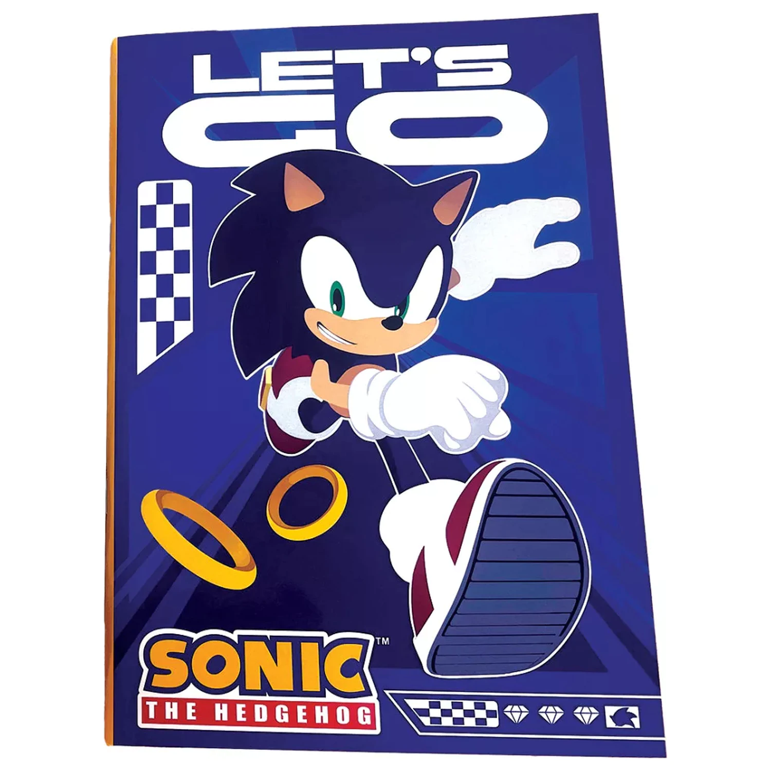 Sonic Let's Go B/5 Lined caiet, 40 pagini poza produsului