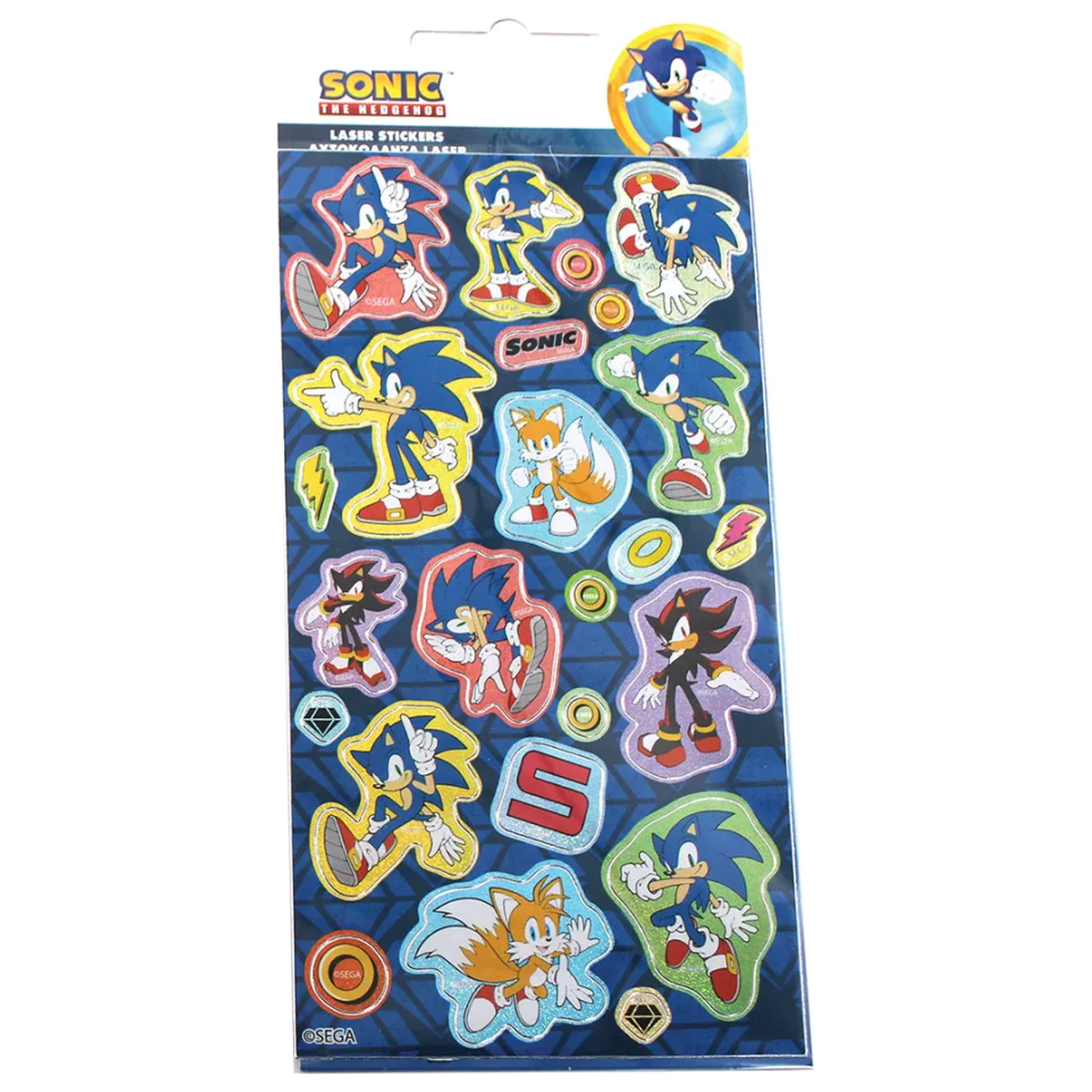 Sonic Magic Rings Set de stickere holografice poza produsului