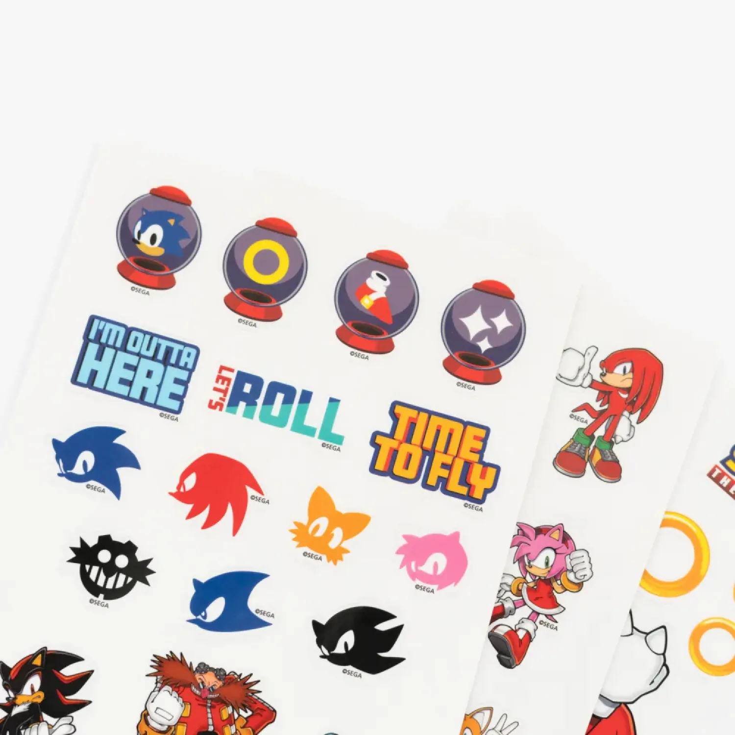 Sonic set stickere poza produsului