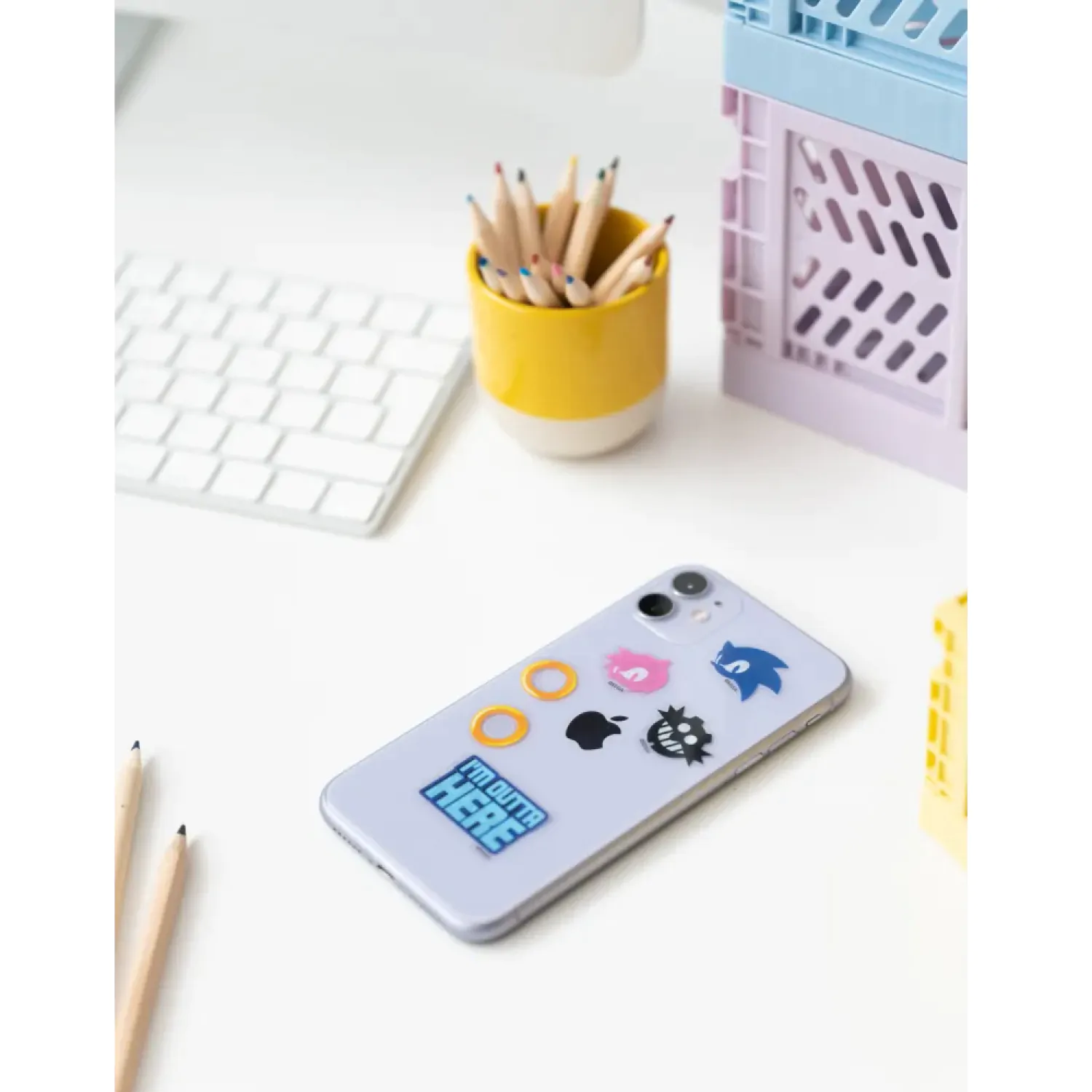 Sonic set stickere poza produsului