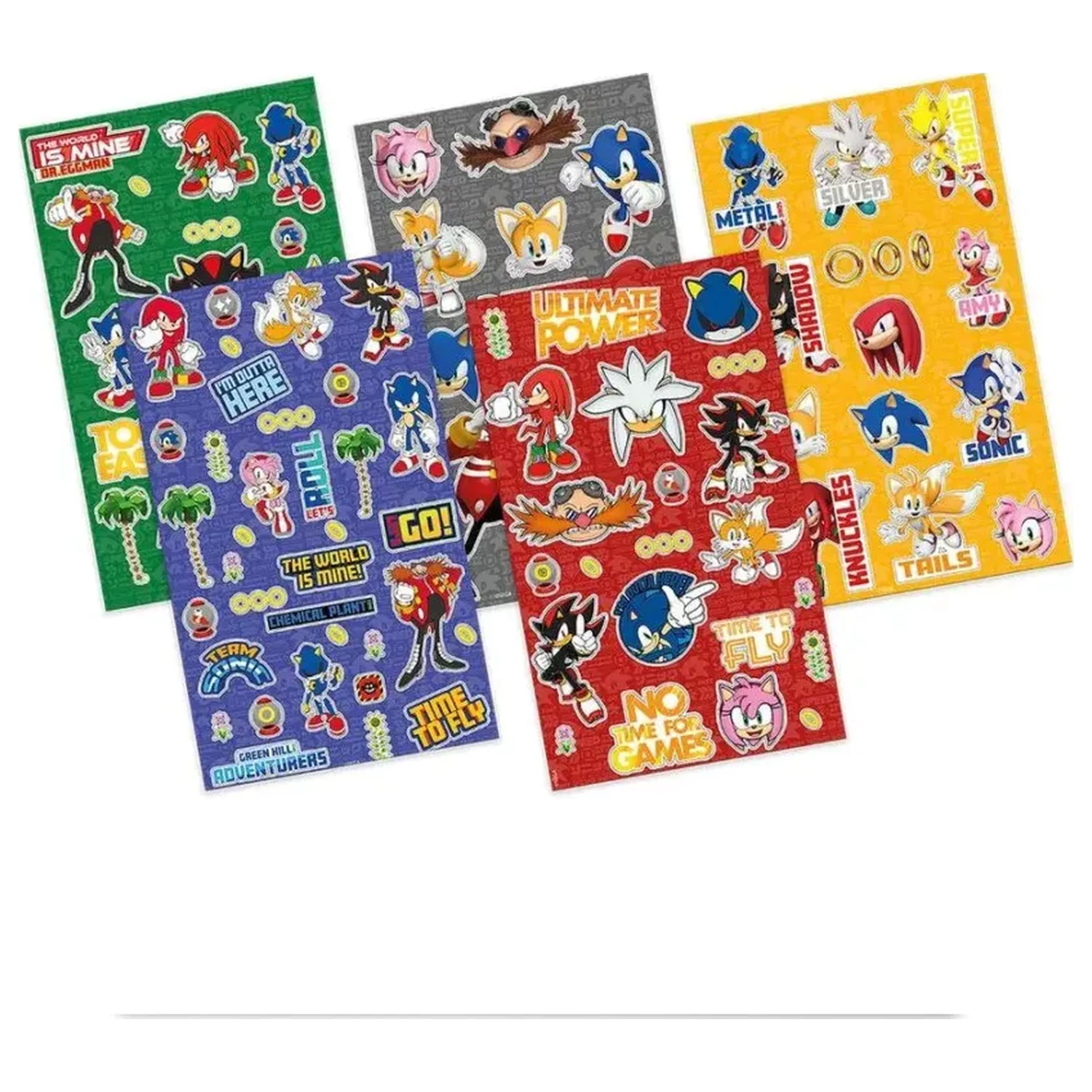 Set 5 folii de autocolante Sonic Outta Here poza produsului