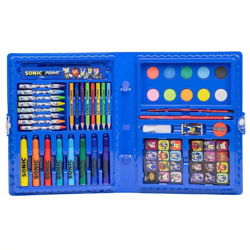 Sonic Prime set de papetarie de colorat poza produsului
