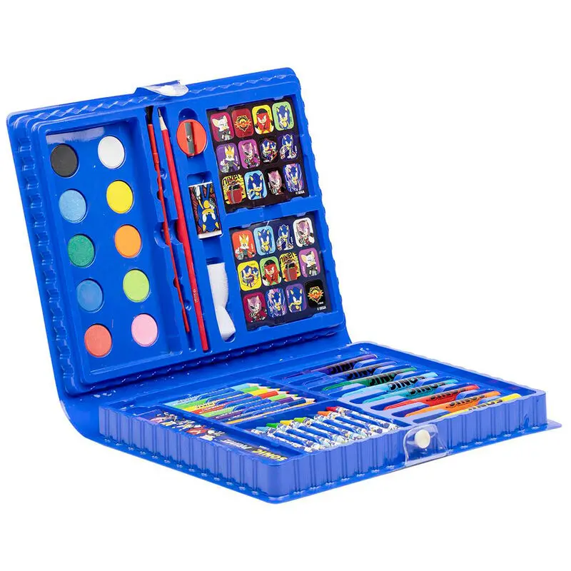 Sonic Prime set de papetarie de colorat poza produsului