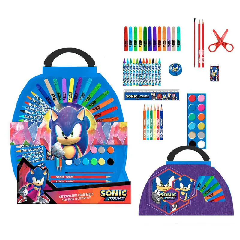 Sonic Prime Set de papetarie 50 buc poza produsului