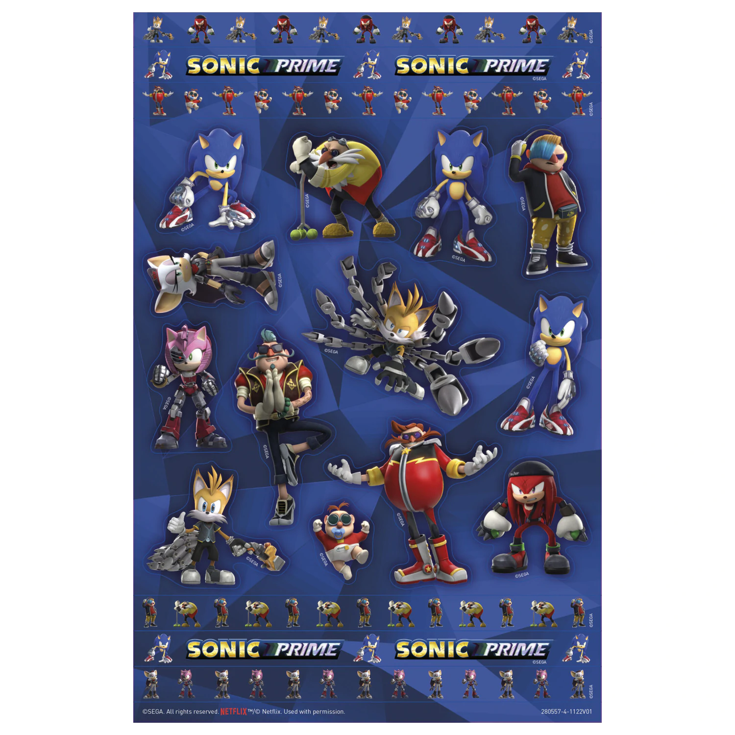Sonic Prime Set de Super Stickere cu Jucarie poza produsului