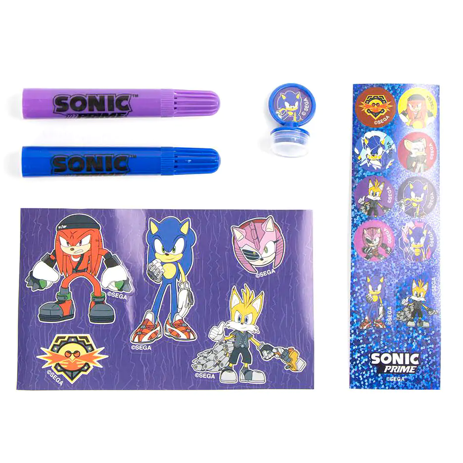 Set de papetărie de colorat Sonic Prime poza produsului