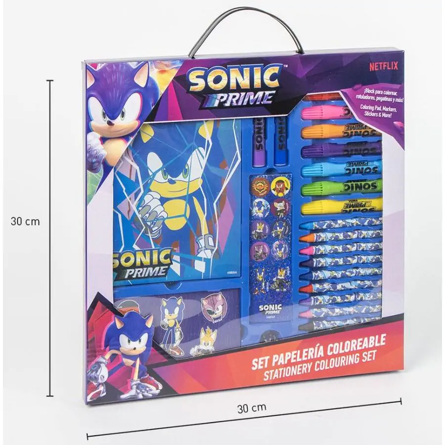 Set de papetărie de colorat Sonic Prime poza produsului