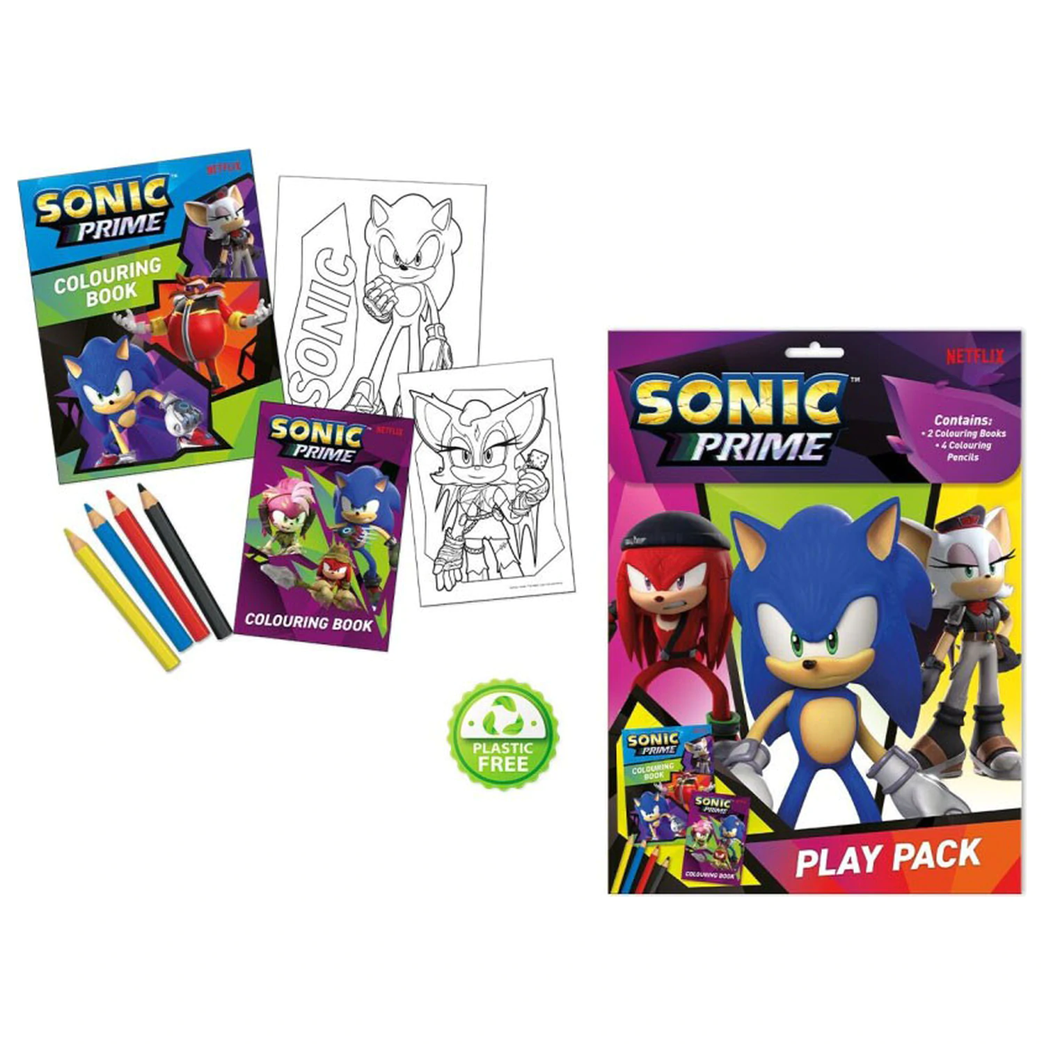 Sonic Prime Set de Colorat poza produsului