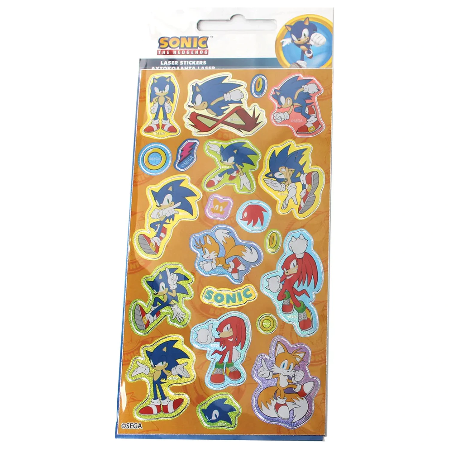 Sonic the Hedgehog Sega set de stickere holografice poza produsului