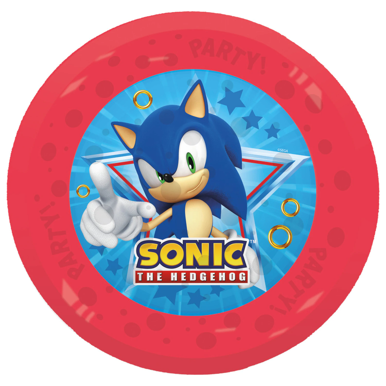 Sonic the Hedgehog Sega micro premium plastic farfurie plată set de 4 piese 21 cm poza produsului