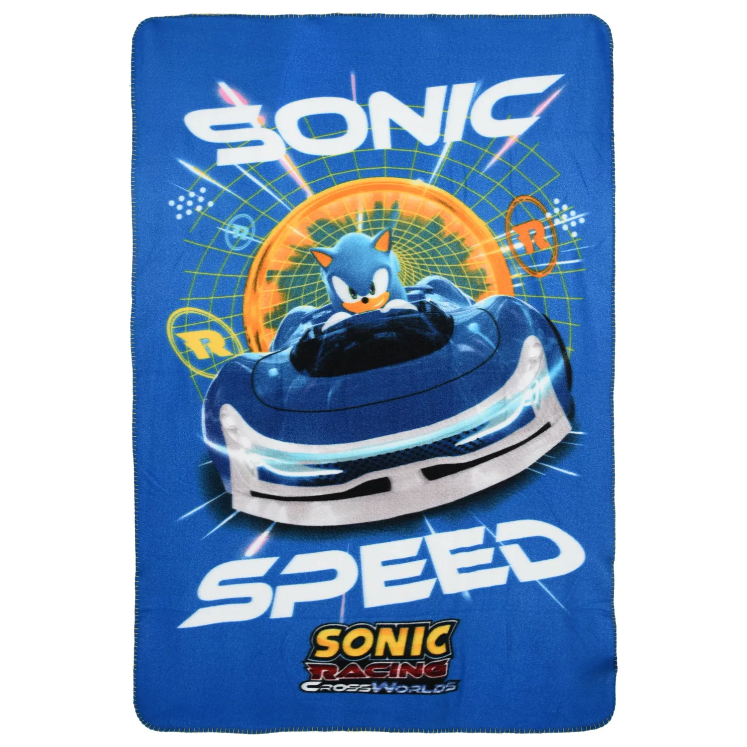 Paturica din fleece Sonic Speed 100x150cm poza produsului