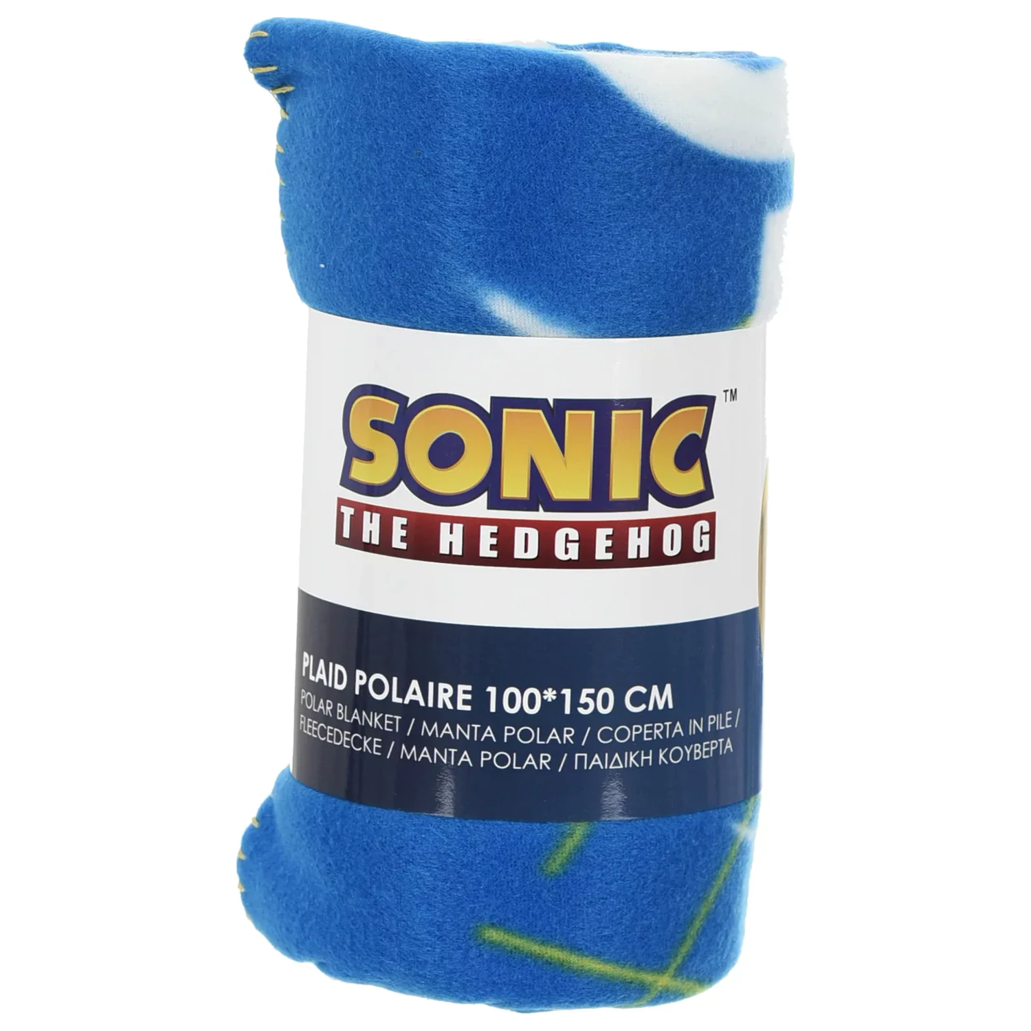 Paturica din fleece Sonic Speed 100x150cm poza produsului