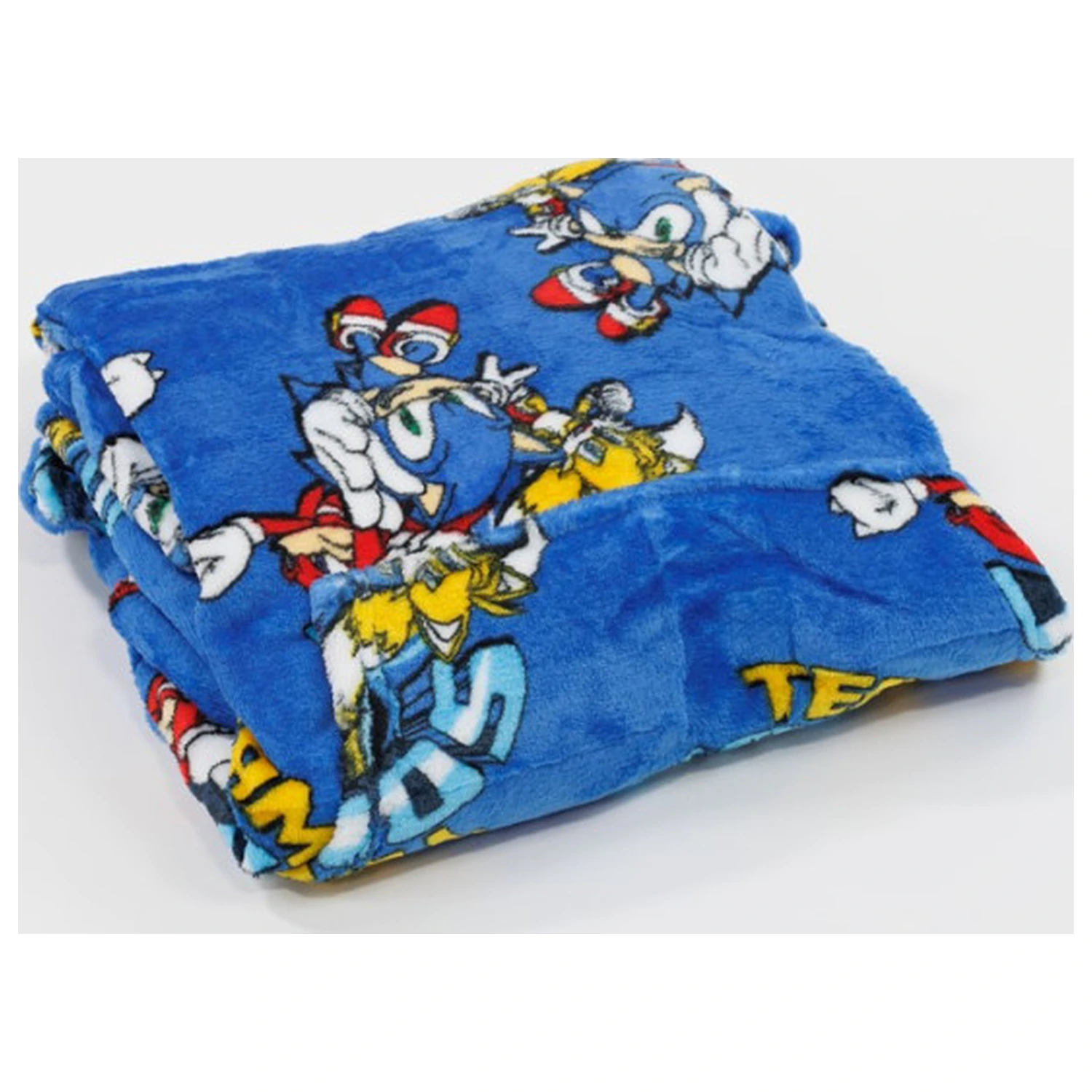Sonic Team Pătură fleece tip poncho, de purtat, pentru 7-14 Ani poza produsului