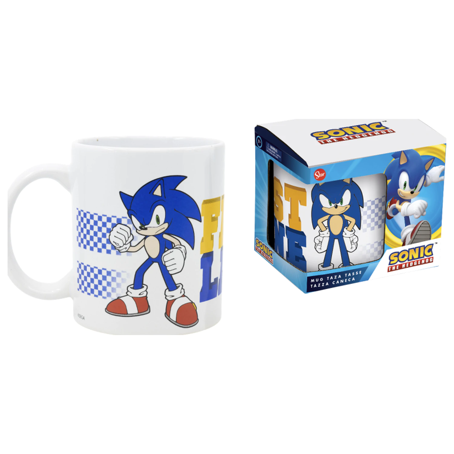 Sonic The Fat Lane Cana ceramica 325 ml poza produsului