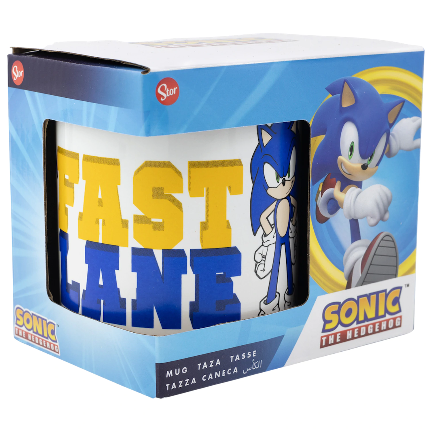 Sonic The Fat Lane Cana ceramica 325 ml poza produsului