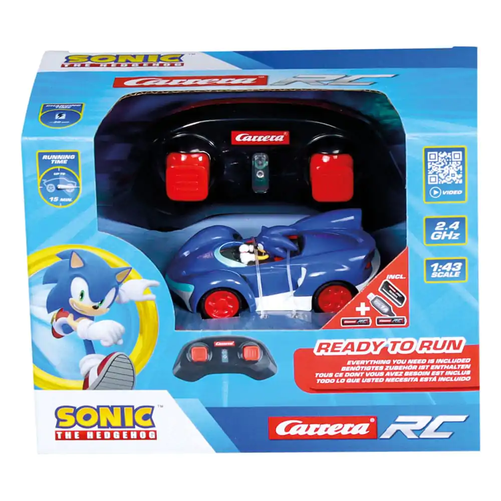 Sonic the Hedgehog RC masina teleghidata 1/43 2.4GHz Mini Sonic poza produsului
