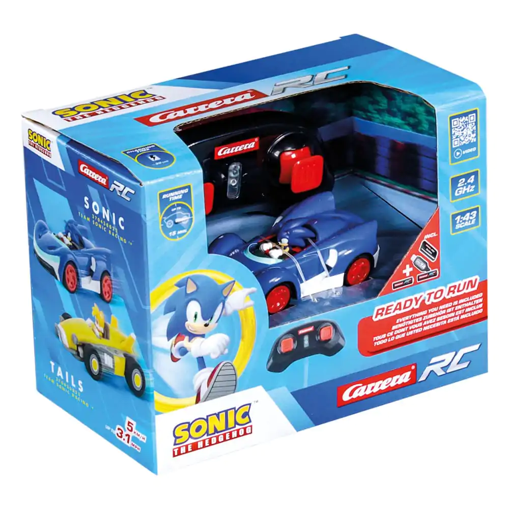 Sonic the Hedgehog RC masina teleghidata 1/43 2.4GHz Mini Sonic poza produsului