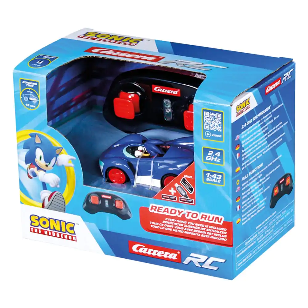 Sonic the Hedgehog RC masina teleghidata 1/43 2.4GHz Mini Sonic poza produsului