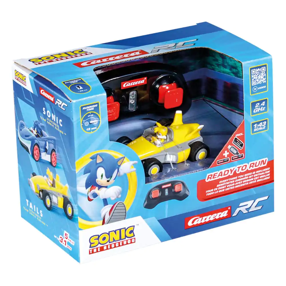 Sonic the Hedgehog Masina RC cu telecomanda 1/43 2.4GHz Mini Tails poza produsului