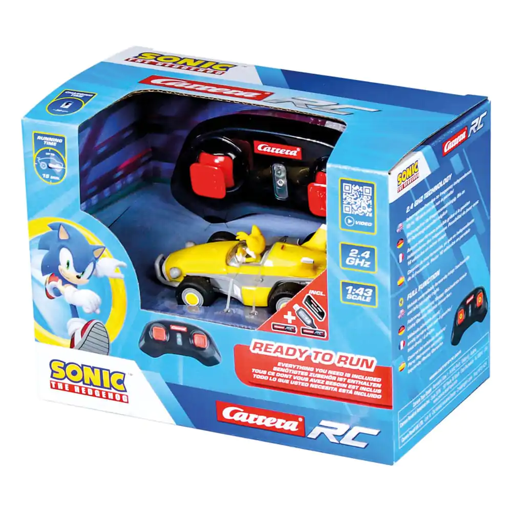 Sonic the Hedgehog Masina RC cu telecomanda 1/43 2.4GHz Mini Tails poza produsului