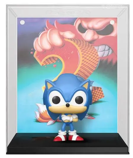 Figurină din vinil Sonic the Hedgehog 2 POP! Game Cover Exclusiv Sonic heo 9 cm poza produsului