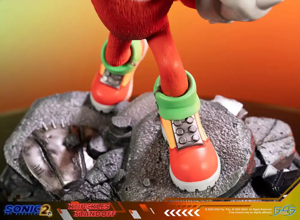 Sonic the Hedgehog 2 Statuie Knuckles Standoff 30 cm poza produsului