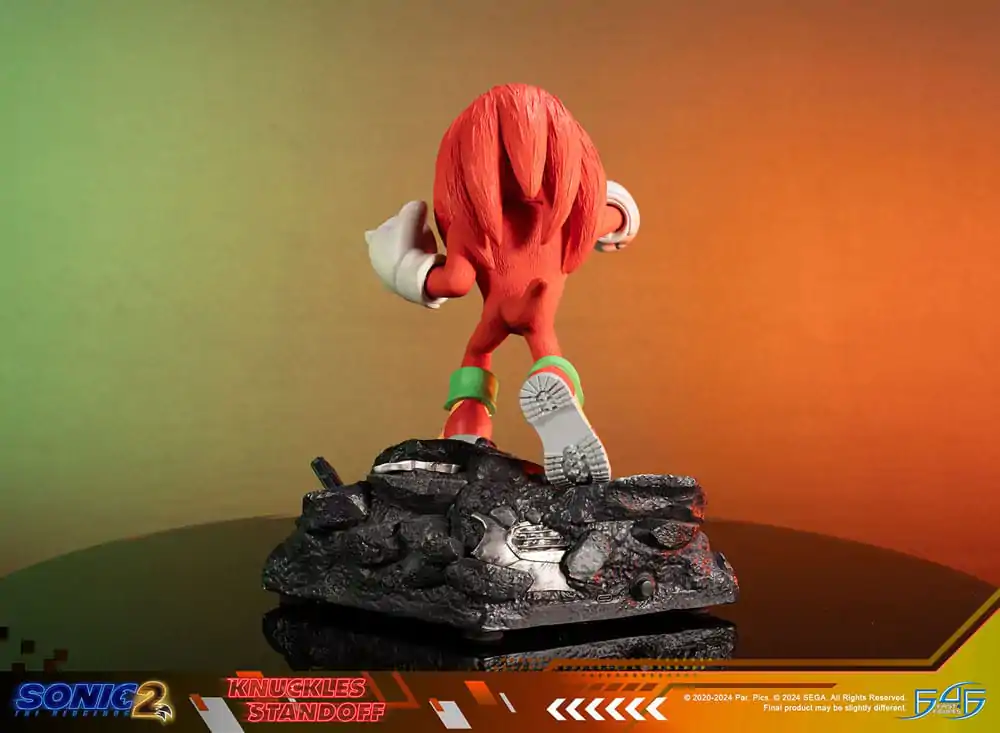 Sonic the Hedgehog 2 Statuie Knuckles Standoff 30 cm poza produsului