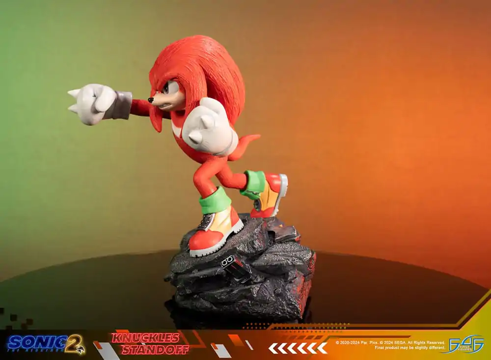 Sonic the Hedgehog 2 Statuie Knuckles Standoff 30 cm poza produsului