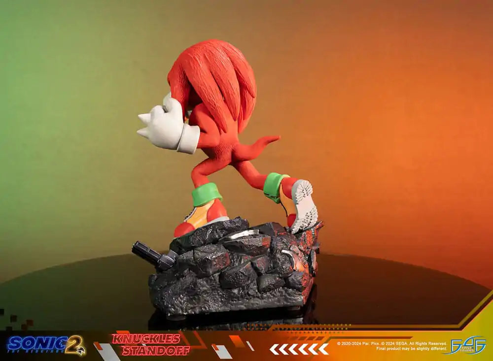 Sonic the Hedgehog 2 Statuie Knuckles Standoff 30 cm poza produsului