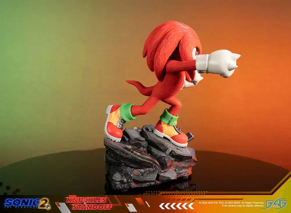 Sonic the Hedgehog 2 Statuie Knuckles Standoff 30 cm poza produsului