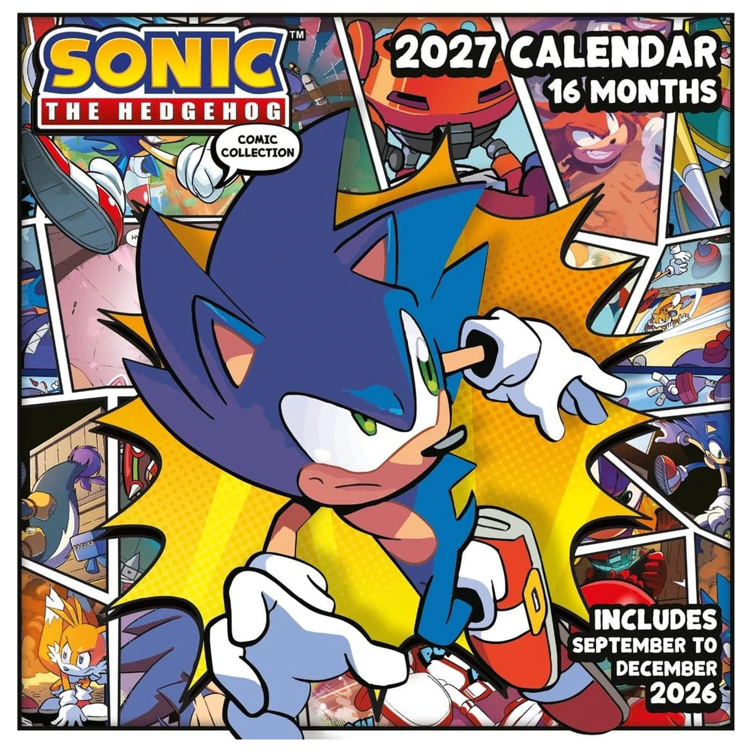 Sonic the Hedgehog (2027) calendar de perete poza produsului