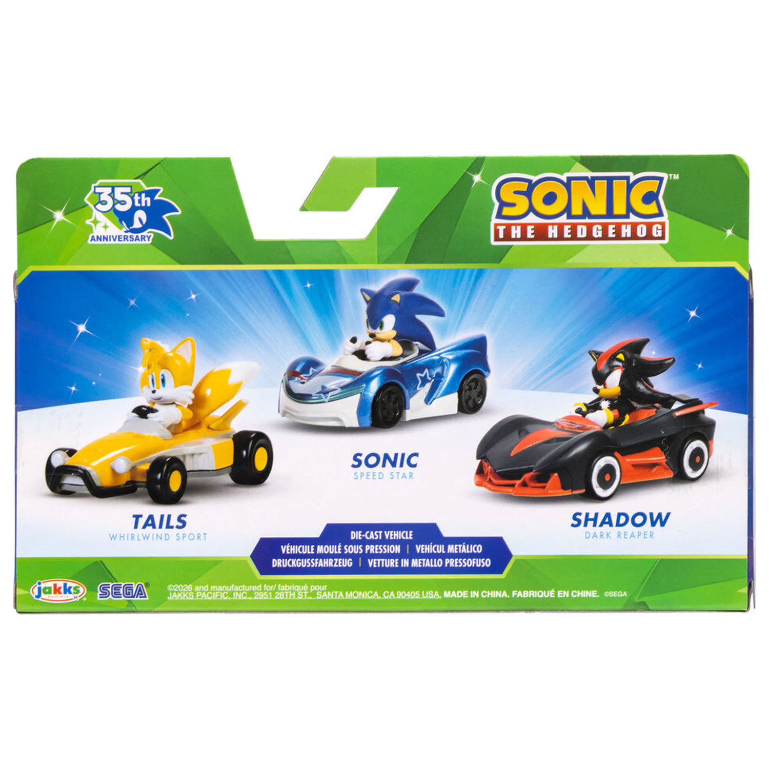 Sonic The Hedgehog pachet 3 vehicule poza produsului