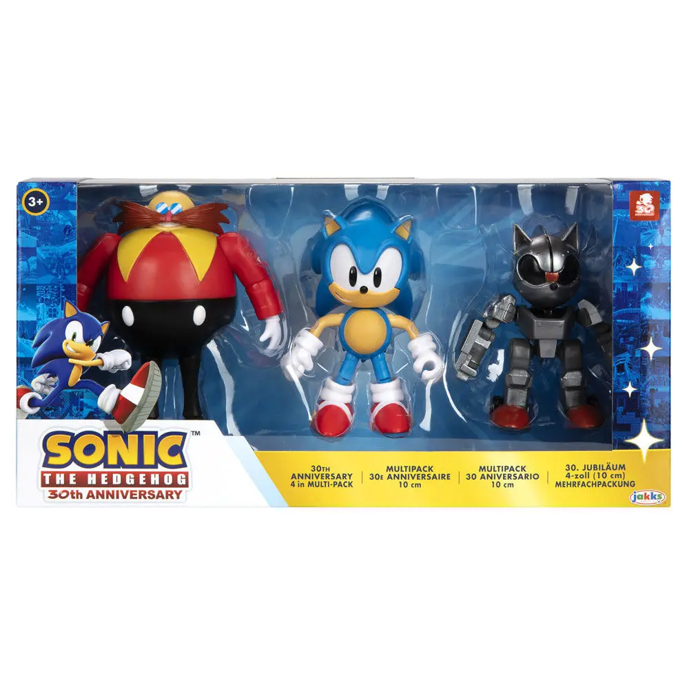 Sonic The Hedgehog 30Th Anniversary pachet 3 figurine 10cm poza produsului