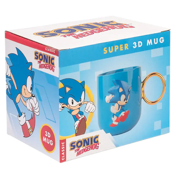 Cană 3D Sonic The Hedgehog 350ml poza produsului